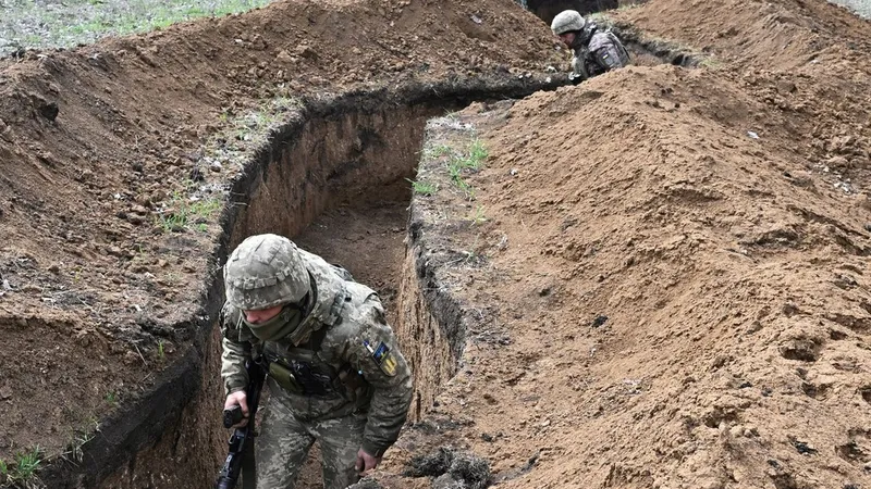 Tranşee în Bahmut - Foto: Profimedia Images - imagine cu caracter ilustrativ