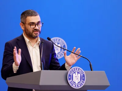 Ministrul Muncii, Florin Manole, în conferinţă de presă - Foto: INQUAM PHOTOS/Pană Tudor