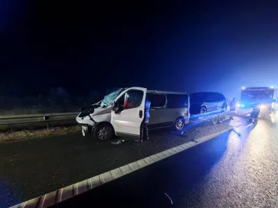Accident grav pe A1 în Sibiu - Foto: Facebook/ Sibiul în Imagini