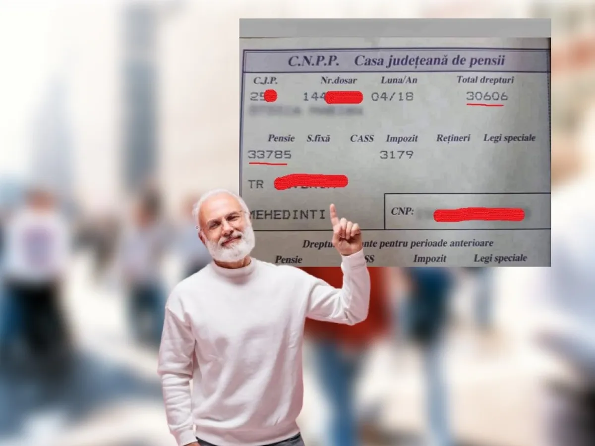 Cum arată talonul de pensie al unui pensionar care ia 33.000 lei pe lună? Ce și cât timp a muncit? - Foto: Freepik