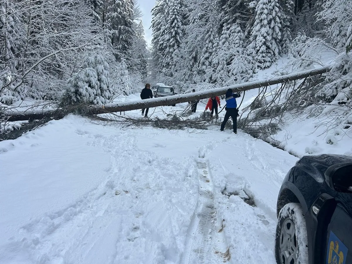 Vremea face ravagii în țară - Foto: Facebook/Jandarmeria Neamt