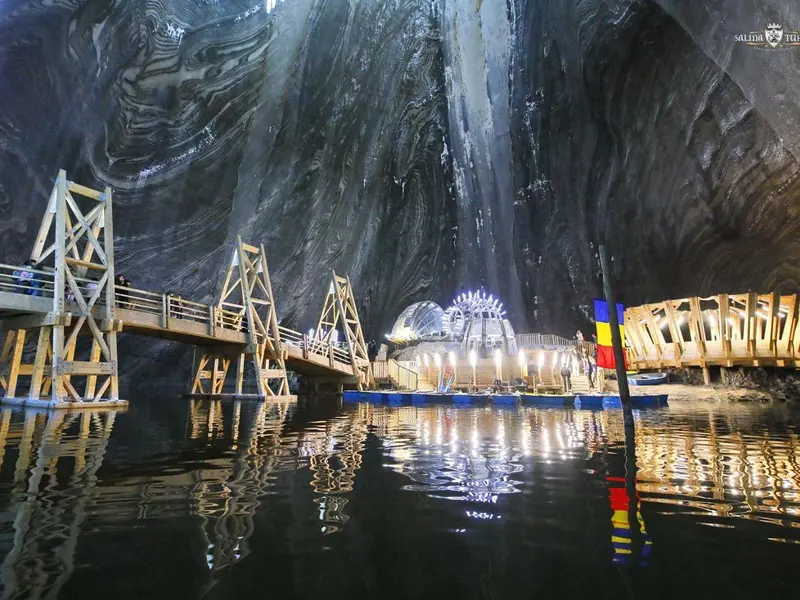 Salina Turda, o minune a României, se extinde: 5 lifturi panoramice, alei suspendate - Foto: Facebook/Salina Turda