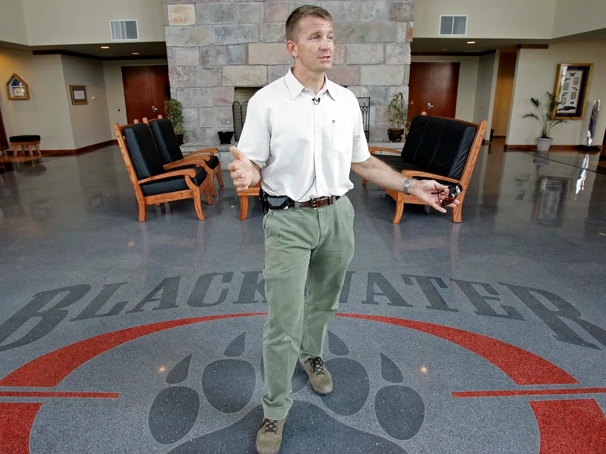 Erik Prince, fondatorul companiei de mercenari Blackwater  - Foto: Profimedia Images
