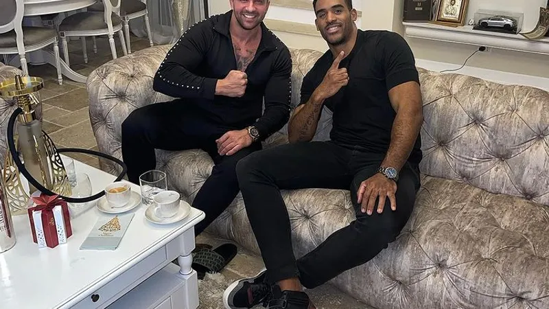 Alex Bodi și Benny Adegbouyi, întâlnire în arest la domiciliu Foto: Instagram