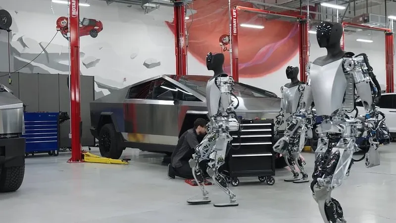 Un robot a atacat un inginer într-o fabrică Tesla - Foto: Youtube/Tesla