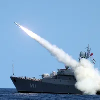 Fregata Dagestan a Marinei Ruse, test cu rachete Kalibr-Foto: Profimedia Images
