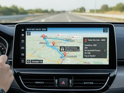 Macedonia de Nord a operaționalizat un sistem de monitorizare a traficului denumit „Safe City” - Foto: Facebook (Imagine cu rol ilustrativ)