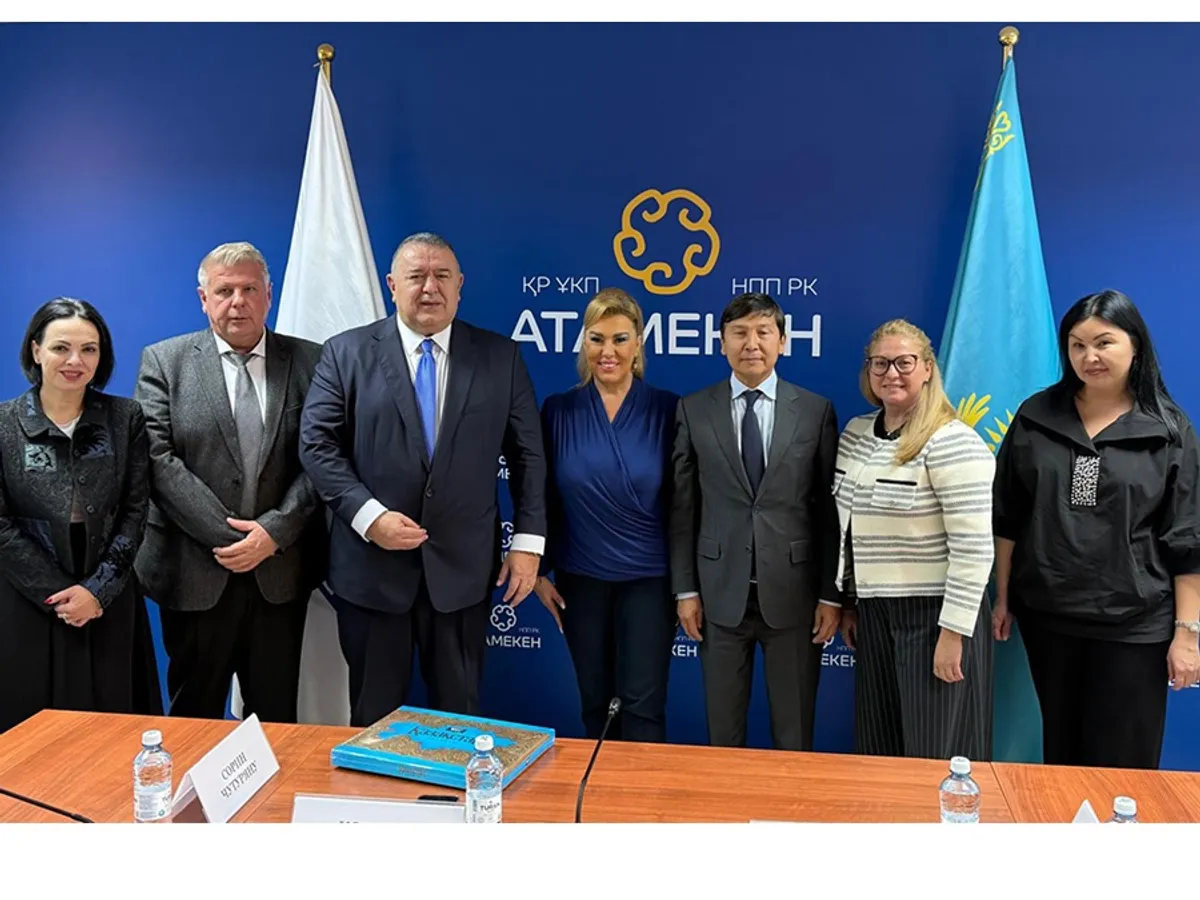 Președintele CCIR, Mihai Daraban, a avut o întâlnire oficială cu dl Murat Karimsakov, președintele Camerei Internaționale de Comerț Atameken a Republicii Kazahstan Foto: CCIR