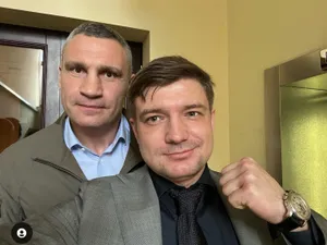 Mykola Kovalchuk și Vitali Klitschko - Foto: Newsweek, Remus Cernea