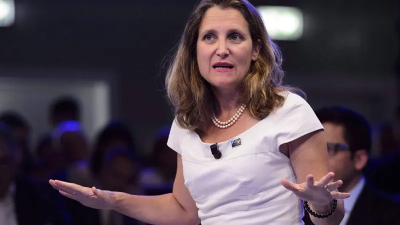 Chrystia Freeland are origini ucrainene- Foto: CP/Sean Kilpatrick