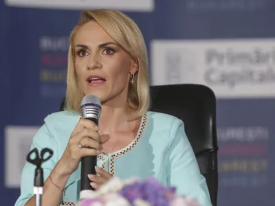 Gabriela Firea amenință pe toată lumea. Foto Inquam Photos/Octav Ganea