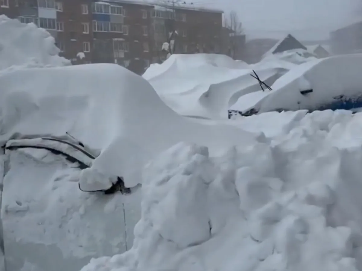 Iarnă extremă, în Orientul Îndepărtat al Rusiei - Foto: Facebook / Meteoplus