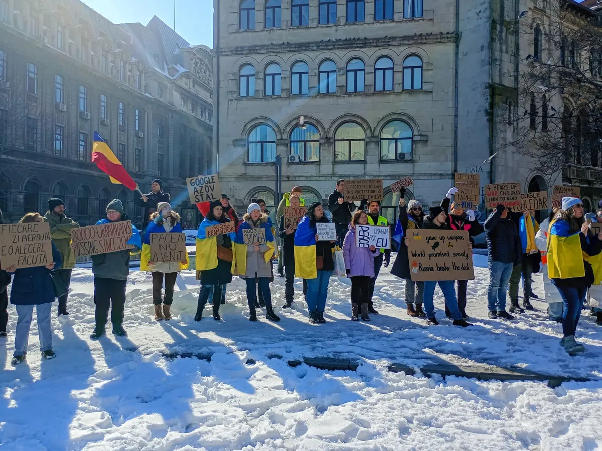 Protest pentru Ucraina - Foto: Arhiva