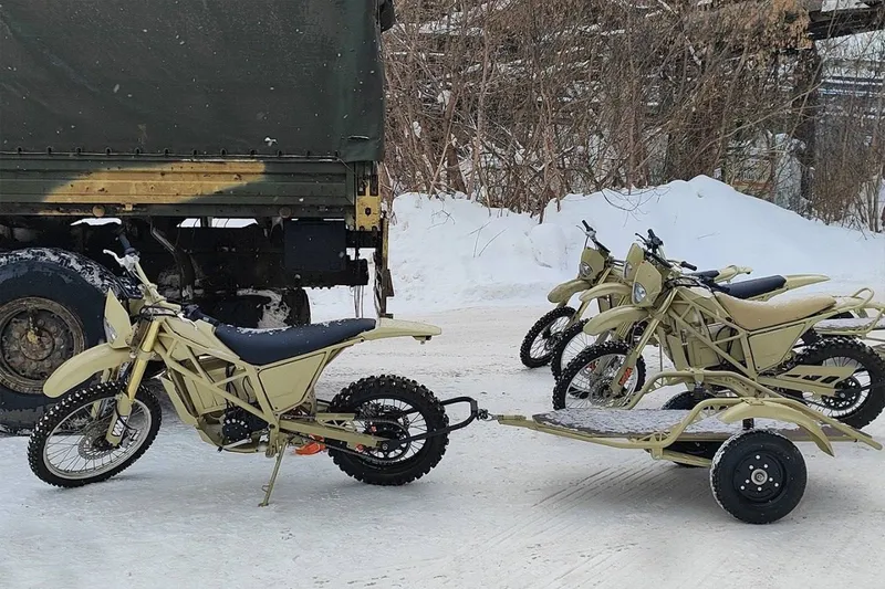 Motoreta electrică Izh-Enduro - Foto: defence-blog.com