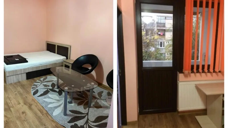O clujeancă cere 80.000 € pentru o garsonieră minusculă. Locuința e la marginea orașului - Foto: Colaj/ știridecluj.ro
