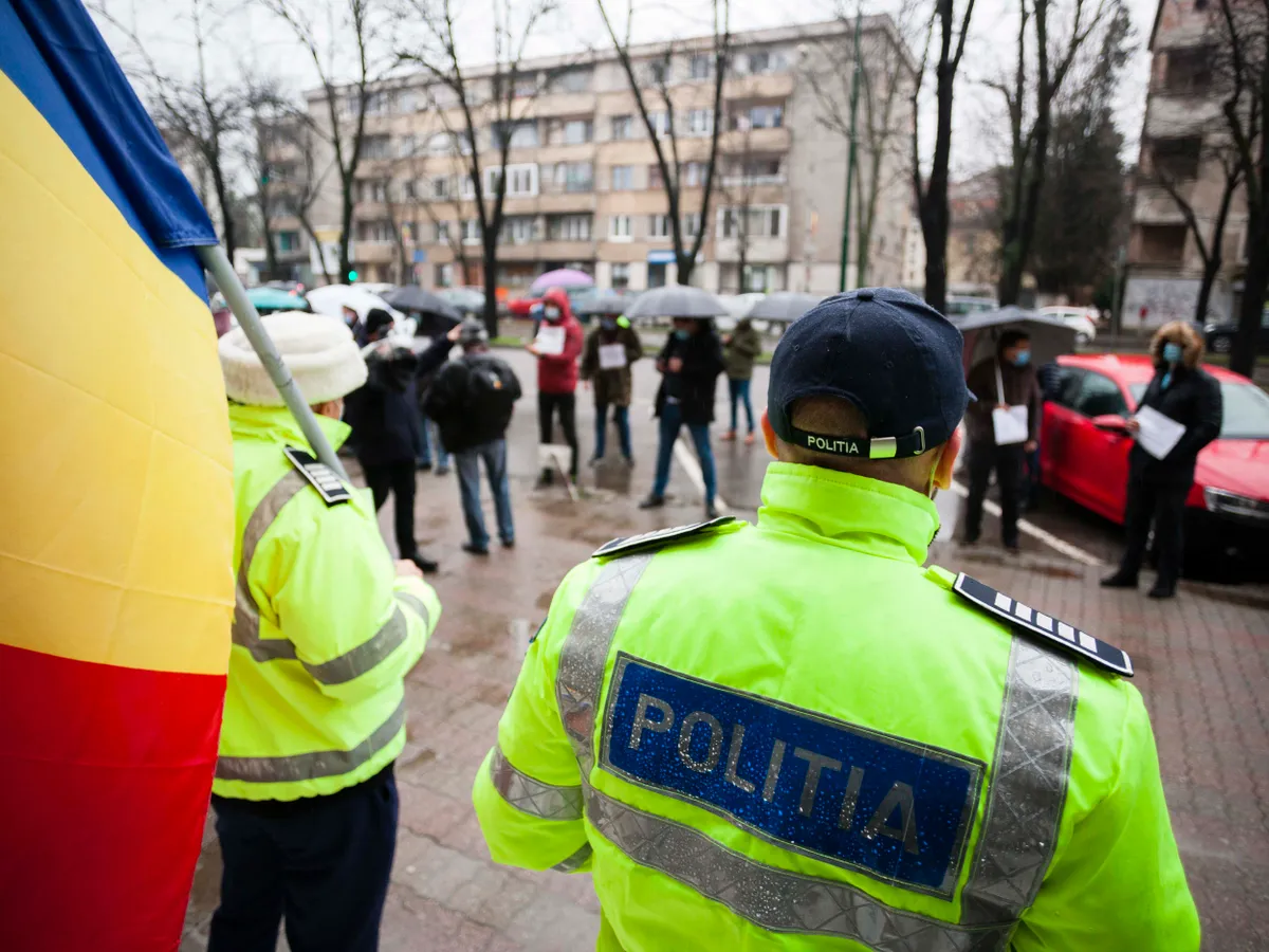 Proteste poliție - Foto: INQUAM PHOTOS / Cornel Putan