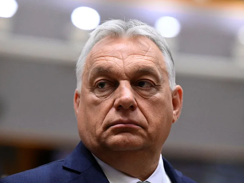 Viktor Orban a ajuns acum, la Palatul Victoria. Se întâlneşte cu premierul Ilie Bolojan - Foto: Profimedia Images