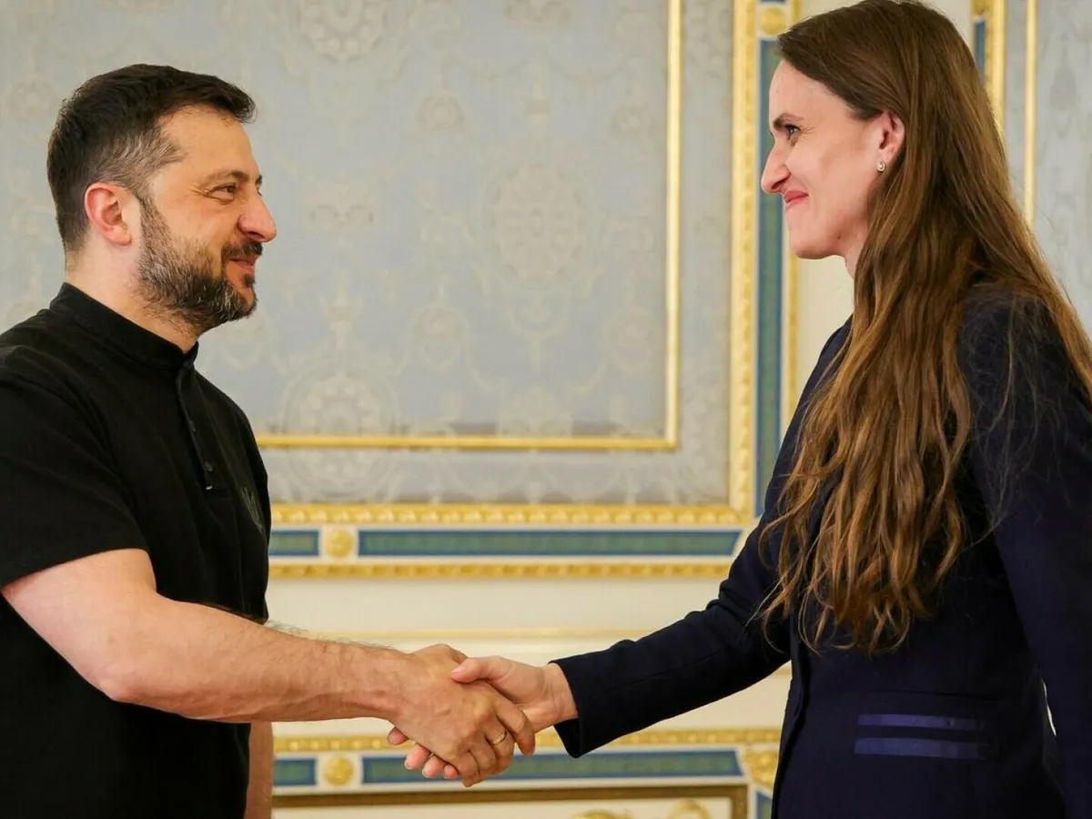 Zelenski și Țoiu Foto: Profimedia