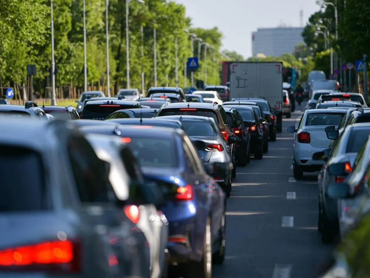 Traficul în București este foarte aglomerat - Foto: Primăria Capitalei