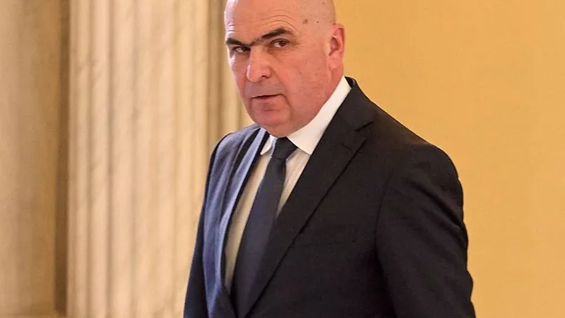 Ilie Bolojan, preşedinte interimar, susţine o conferinţă de presă - Foto: Profimedia Images
