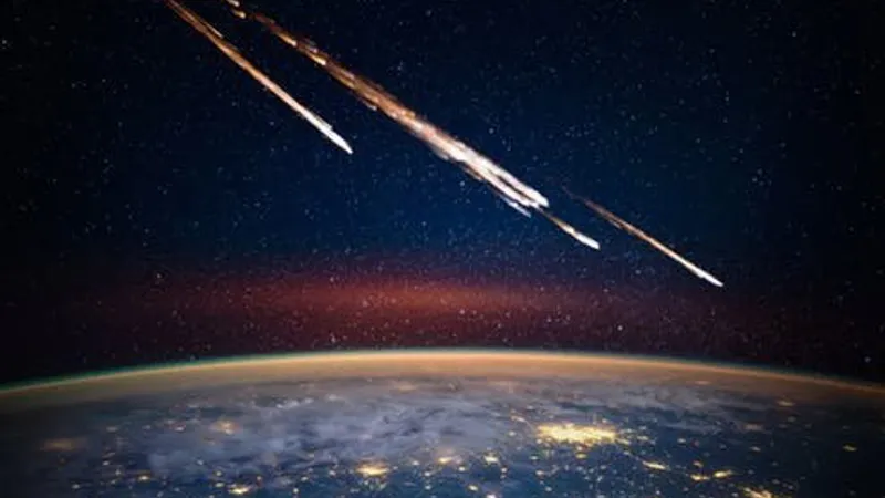 Meteoriți peste Terra/FOTO: theconversation.com