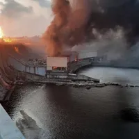 Barajul celei mai mari hidrocentrale a Ucrainei, lovit cu rachete de ruși. Periculul nuclear - Foto: Profimedia images