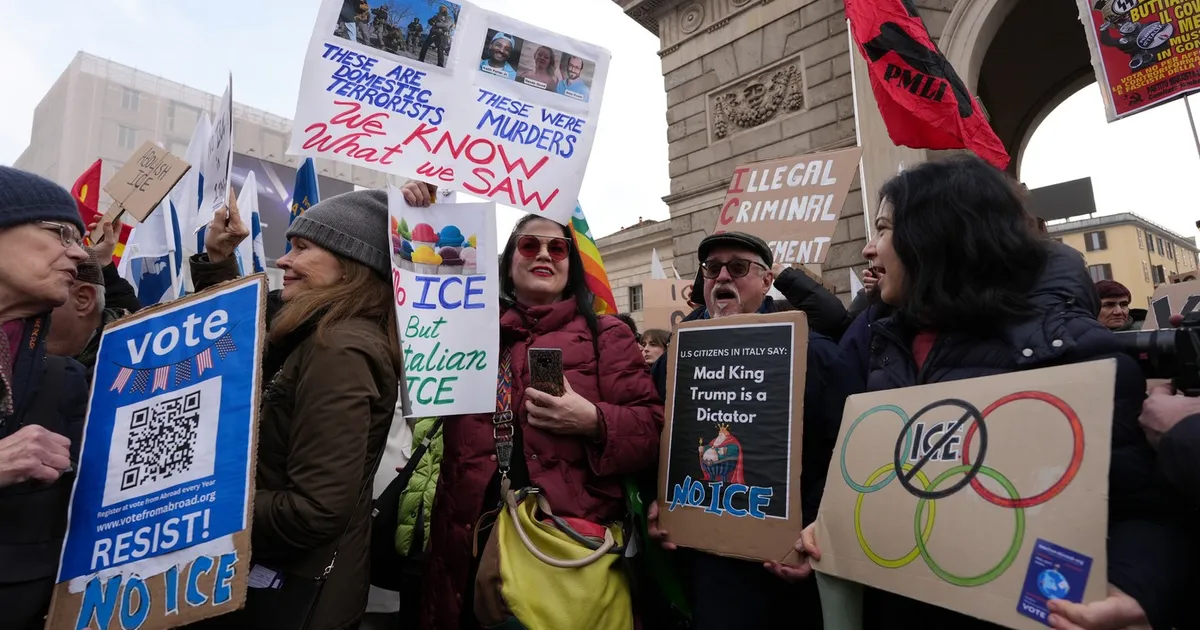 Protest la Milano faţă de prezenţa ICE la Jocurile Olimpice de iarnă • Newsweek România