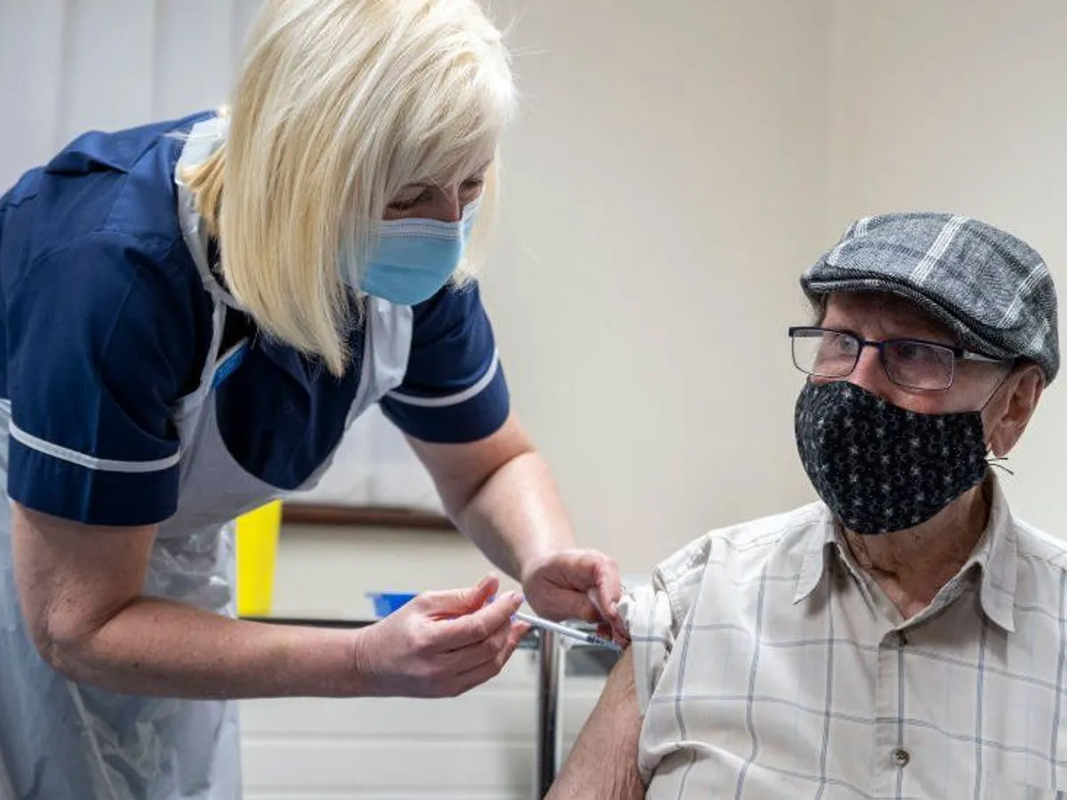 Campania de vaccinare anti-COVID în Marea Britanie/FOTO: Getty