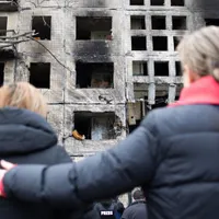 Centrul Harkovului, bombardat din nou de ruși: un bloc distrus, cel puțin doi morți și un rănit. / Foto: telegram.hr