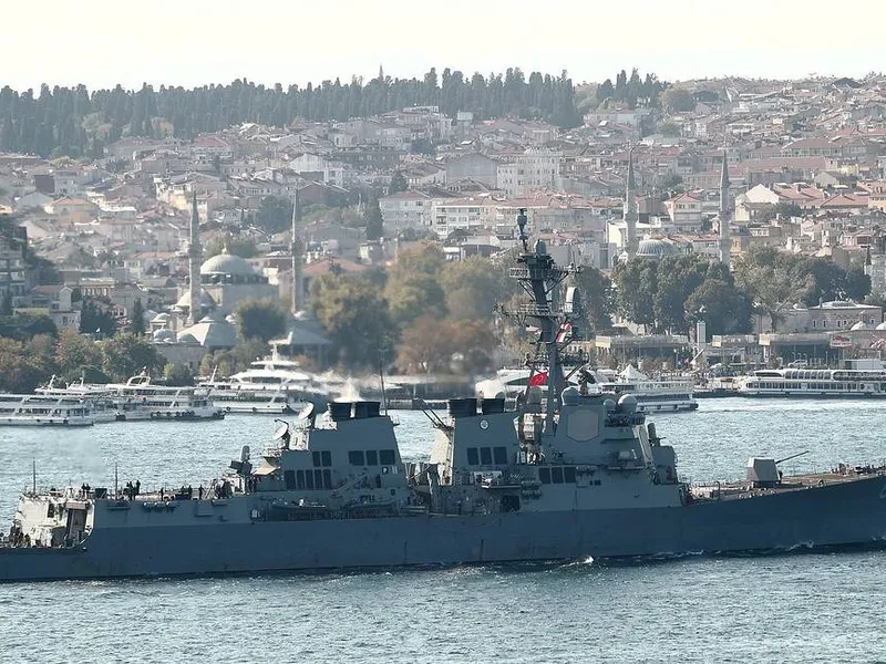 USS Roosevelt, în drum spre Marea neagră/Foto: reuters