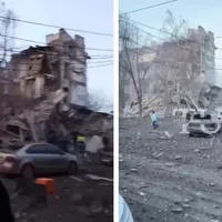 Rusia a atacat orașul natal al lui Zelenski în Ajun de Crăciun. Cel puțin un mort și 14 răniți - Foto: X/ @AleksKukalov