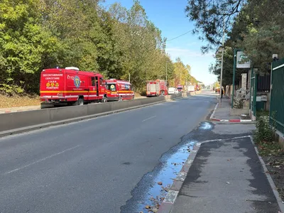 Incendiu în Pipera - Foto: ISU B-IF