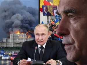 Propagandă pro Călin Georgescu pe TikTok: Putin cere revolte în limba română. Parlamentul în flăcări - Foto: Colaj Newsweek