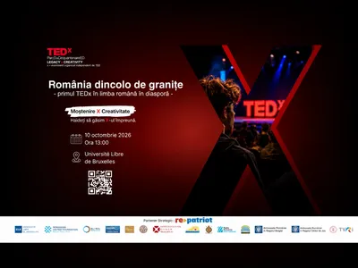 Peste 700 de români din diaspora și din România sunt așteptați pe 10 octombrie la TEDxParc du Cinquantenaire ED Foto: Repatriot