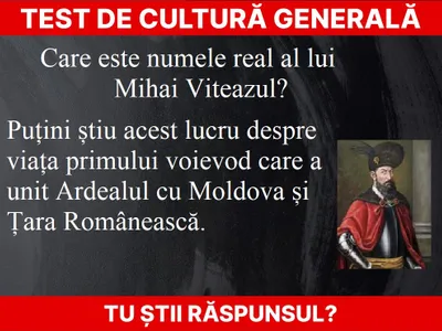 Test de cultură generală Foto: Newsweek România