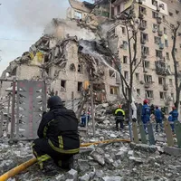 Atac rusesc în Kiev - Foto: X/@nexta_tv