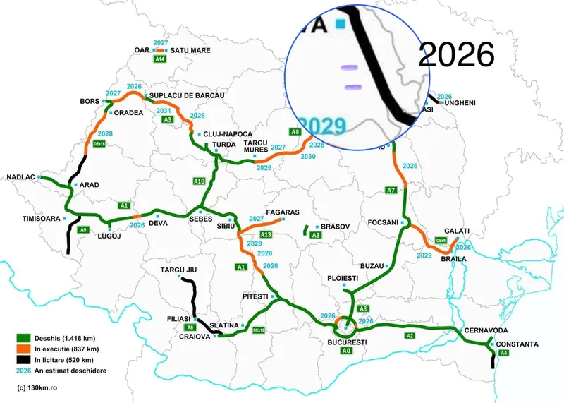 Autostrada Suceava - Siret - Foto: Facebook / Irinel Scrioșteanu