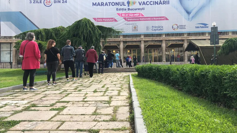 Maratonul vaccinării în Capitală a fost un succes. Sursa: Facebook RoVaccinare