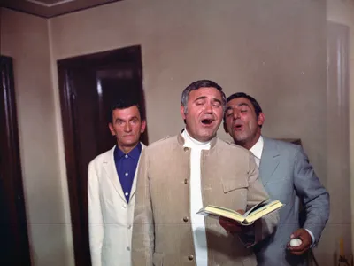 Puiu Călinescu, Dem Rădulescu și Jean Constantin și Brigada Diverse - Foto: Cineclic