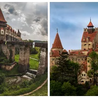 Castelul Corvinilor și Castelul Bran / Foto: brasov.net