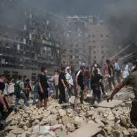 Propagandiștii ruși acuză Occidentul de atacul rusesc cu rachete asupra Spitalului de copii din Kiev - Foto: Profimedia images