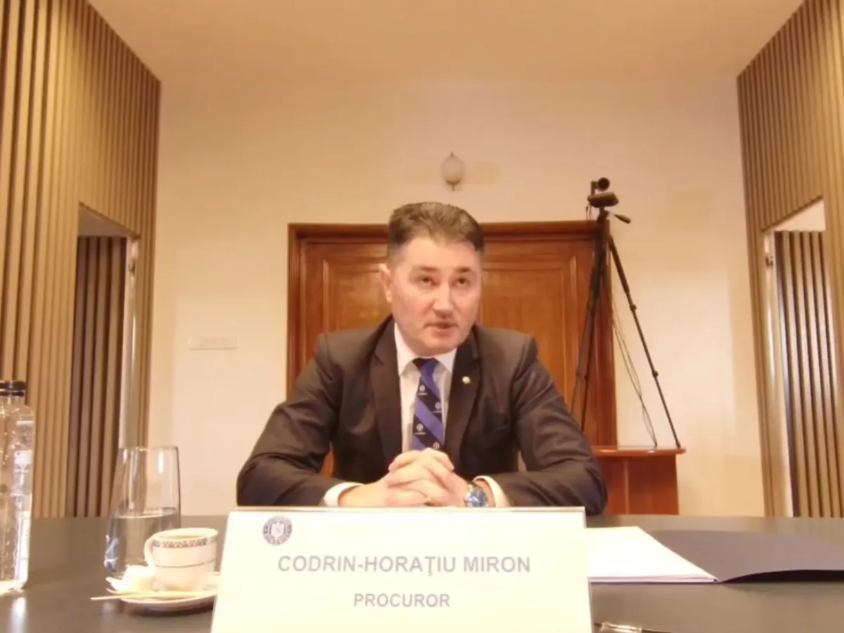 Codrin-Horaţiu Miron, aviz favorabil la CSM pentru funcţia de şef al DIICOT