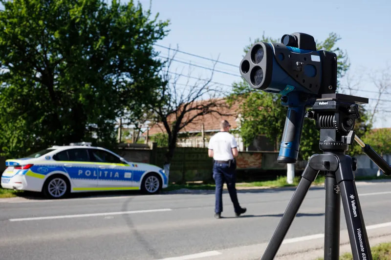 Poliția a sosit la locul accidentului - FOTOInquam Photos / Cornel Putan