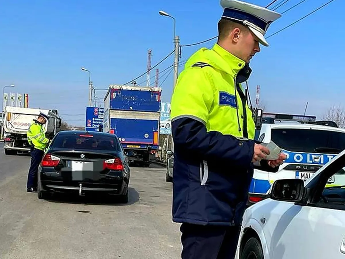 Amenda usturătoare primită de un șofer după ce a fost oprit de polițiști. Ce greșeli a făcut? - Foto: MAI / imagine rol ilustrativ