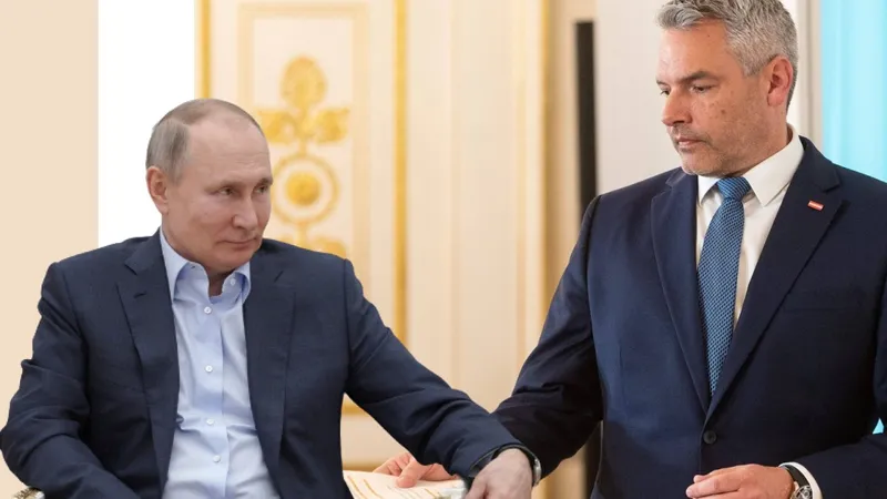 Putin și Nehammer - Foto: Profimedia Images