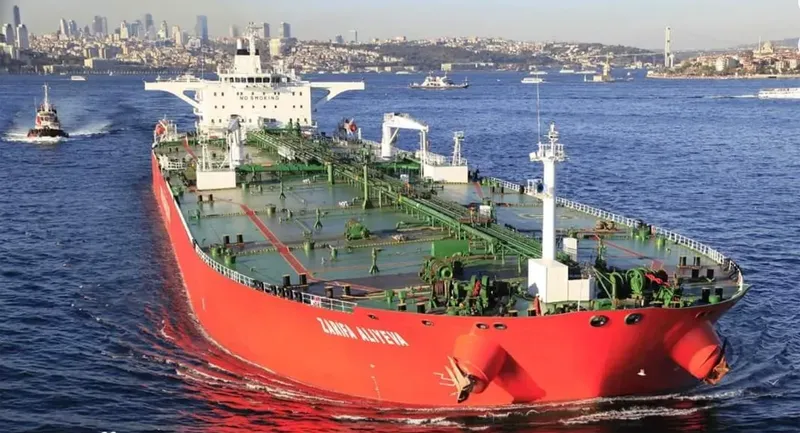 Portul Ust-Luga prin care se transportă petrolul rusesc - Foto: Profimedia Images