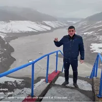 George Simion la Vidraru - Foto: FB