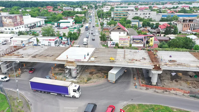 VIDEO EXCLUSIV Pasajul Mogoșoaia de pe Centura Bucureșlti, deschis la 1 octombrie. Finalizat, 49% / Newsweek România