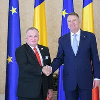 Ambasadorul Zuckerman și președintele Iohannis. Sursa foto: Administrația Prezidențială