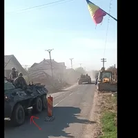 VIDEO VIRAL Blindat al Armatei, în misiune, i-a căzut o roată. „Vă dați seama dacă vine Putin?” - Foto: Arhiva